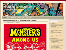 Tablet Screenshot of monsters-among-us.com